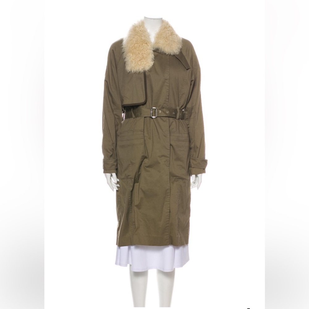 Rebecca Minkoff Women's Olive Trench Coat